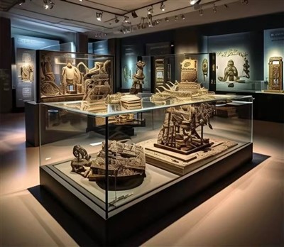 Climate - Controlled Museum Exhibition Case