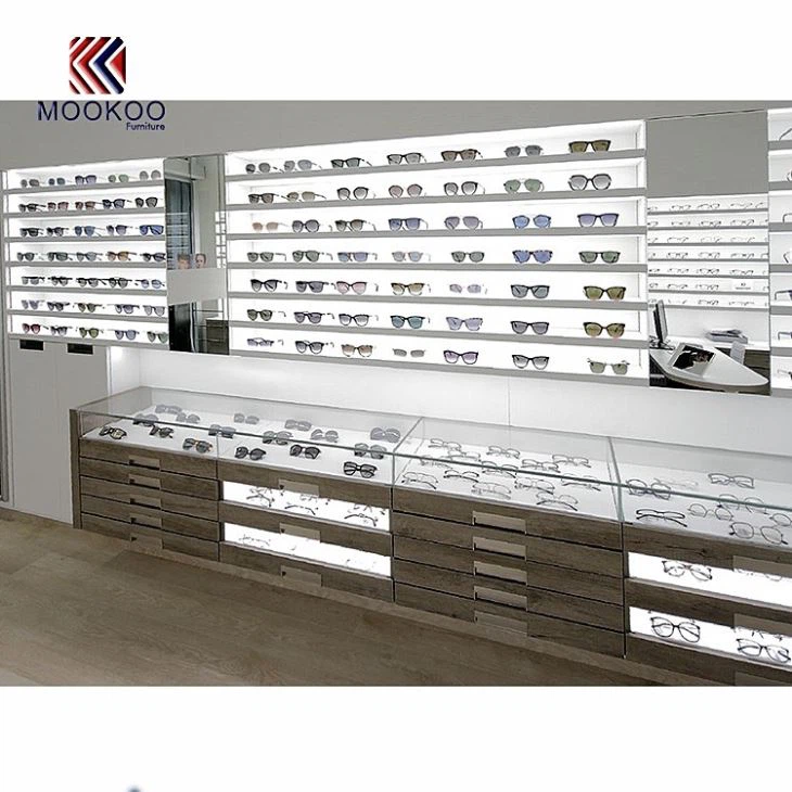 New Design Showcase Equipments For Eyeglasses Shop