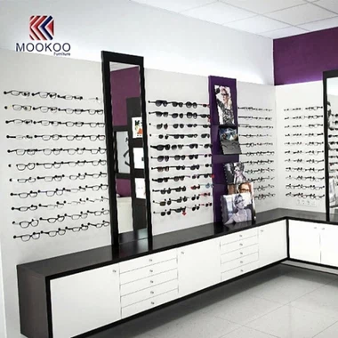 Interiérový dizajn displeja optickej steny